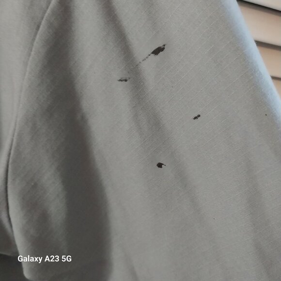 Red Kap Mens Light Blue Button-Up Work Shirt With DeHops Brewing Logo - Picture 7 of 9